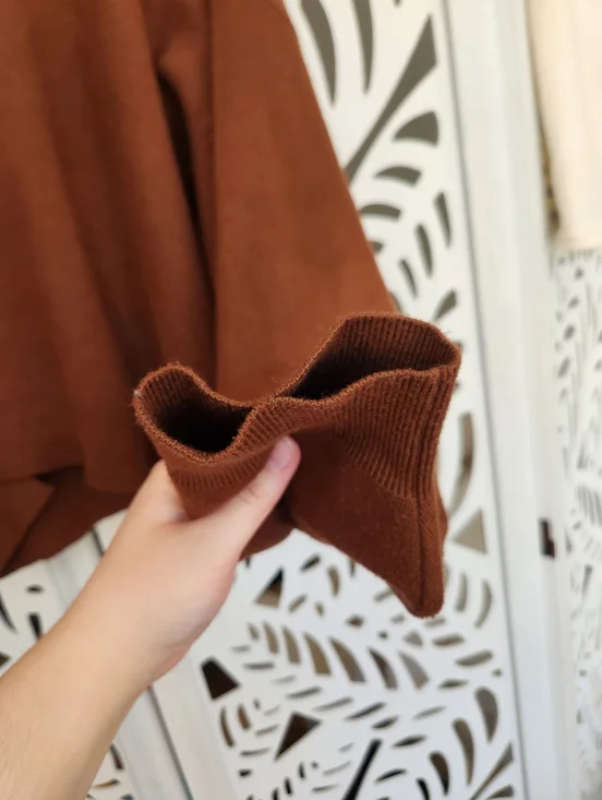 Frank & Oak Cropped Mock Neck Sweater - Picture 7 of 7